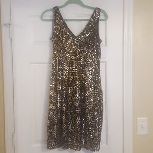 AB Studio Sequin Dress